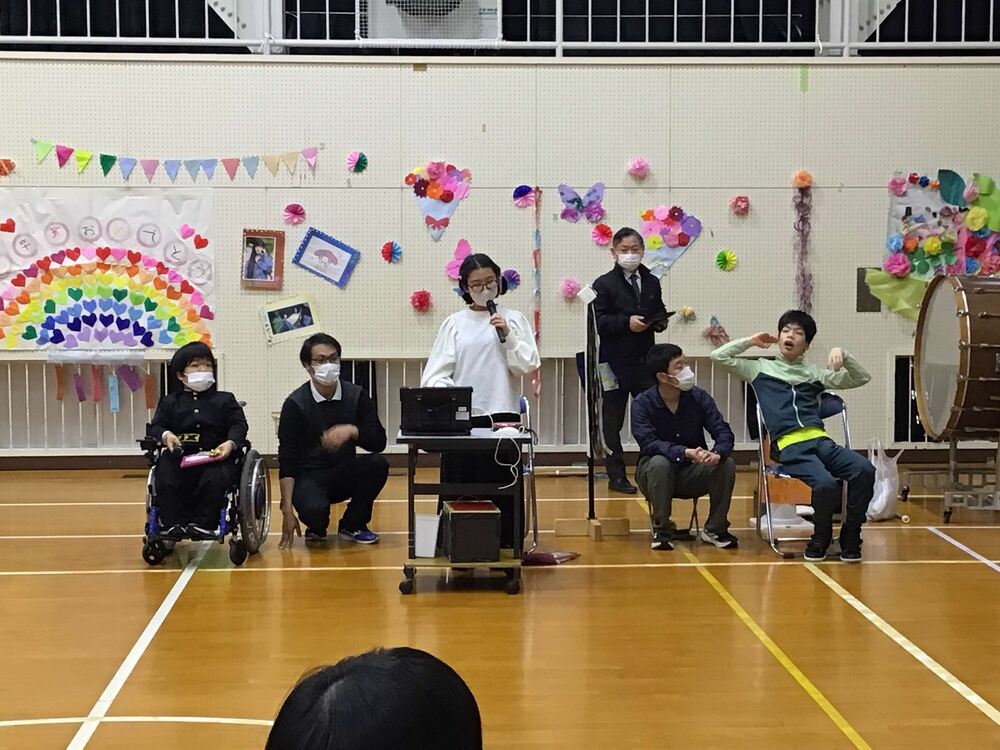 卒業生の決意発表